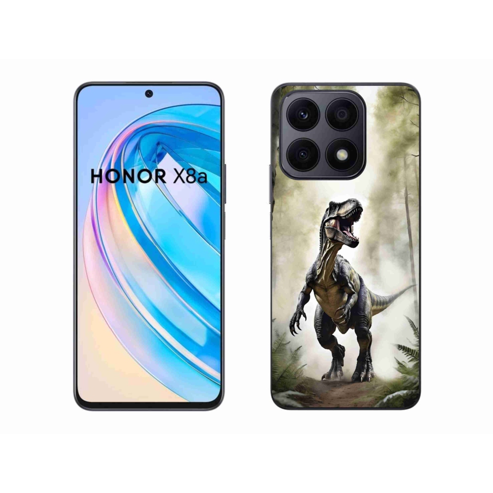 Gelový kryt mmCase na Honor X8a - naštvaný T-Rex