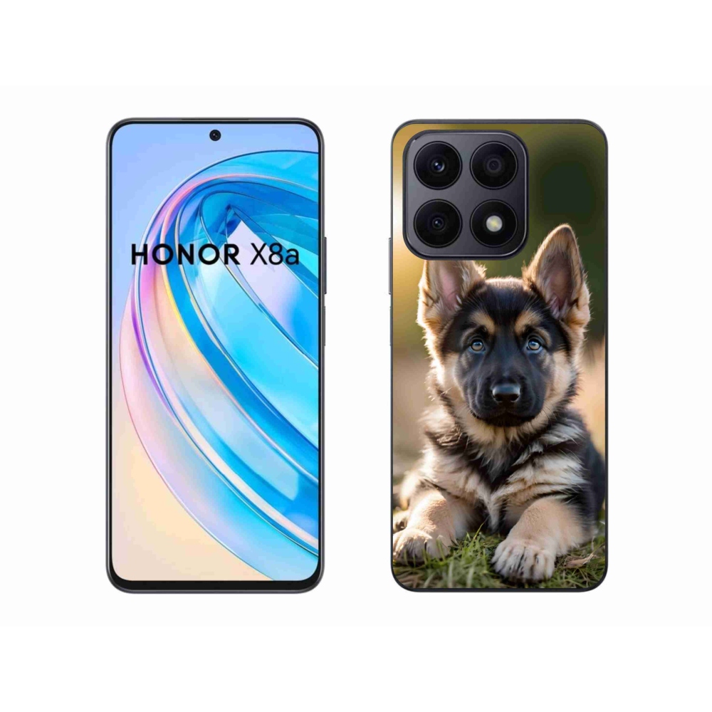Gelový kryt mmCase na Honor X8a - německý ovčák v přírodě