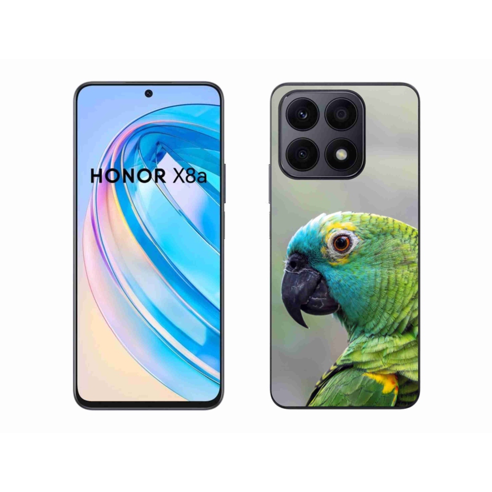 Gelový kryt mmCase na Honor X8a - papoušek amazoňan
