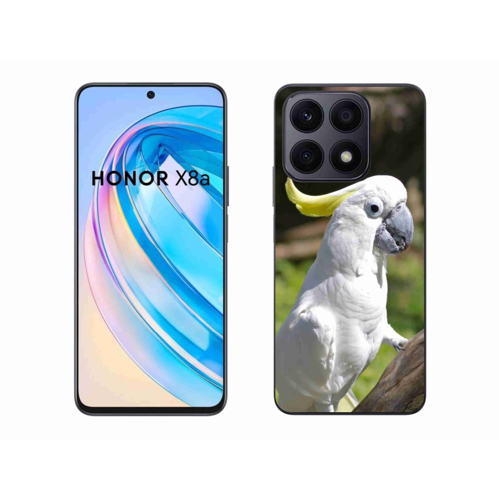 Gelový kryt mmCase na Honor X8a - papoušek kakadu 2