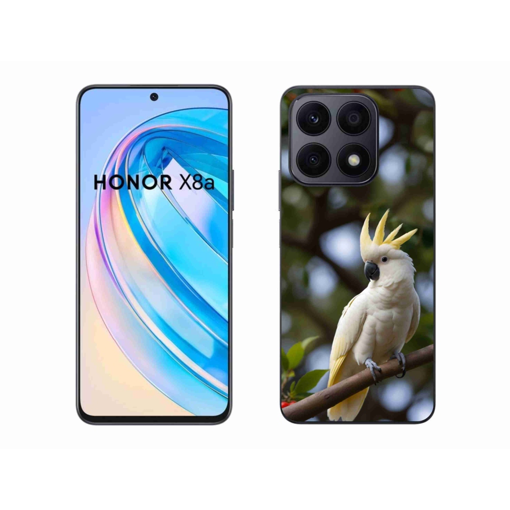 Gelový kryt mmCase na Honor X8a - papoušek kakadu 3