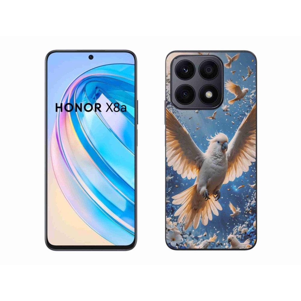 Gelový kryt mmCase na Honor X8a - papoušek kakadu