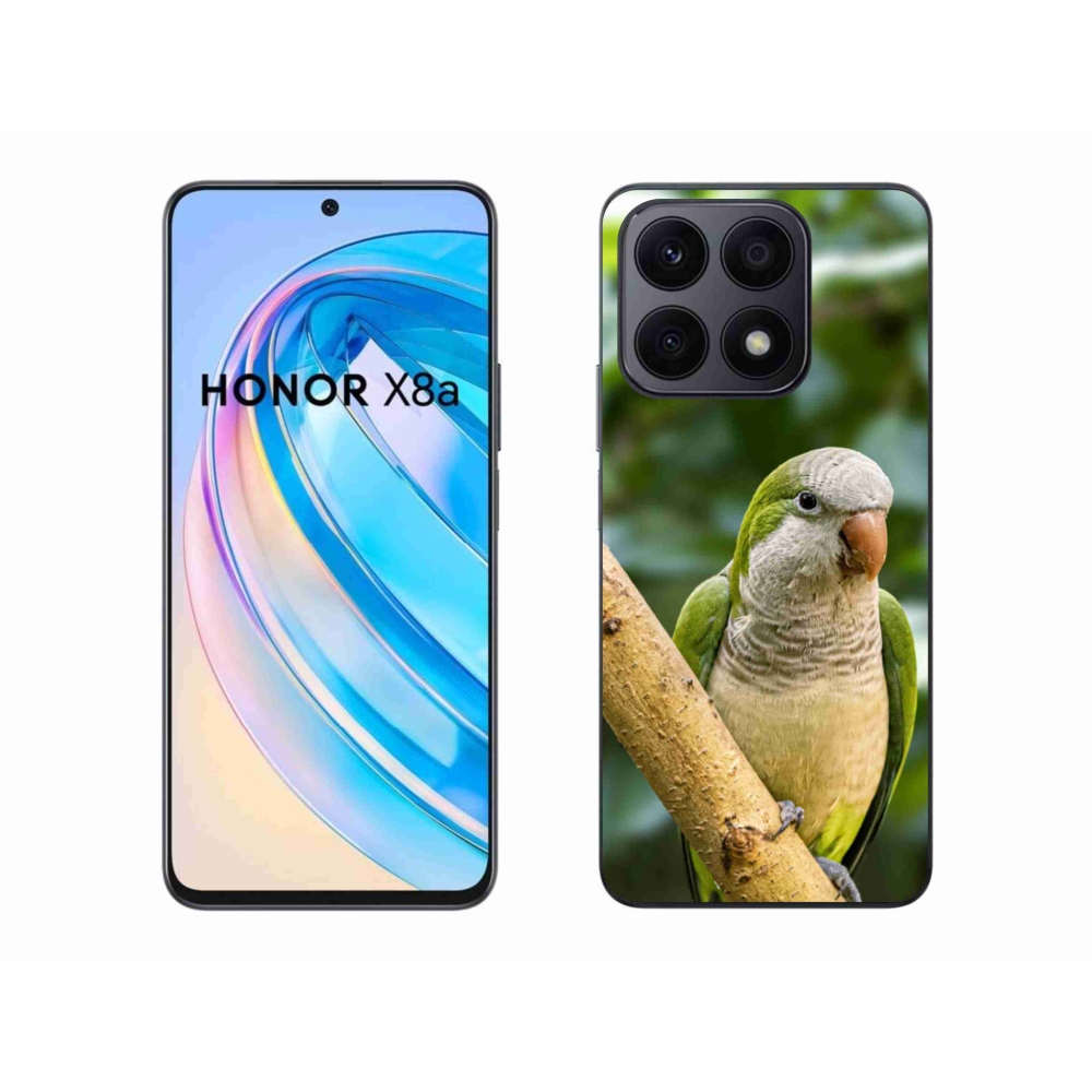 Gelový kryt mmCase na Honor X8a - papoušek mníšek