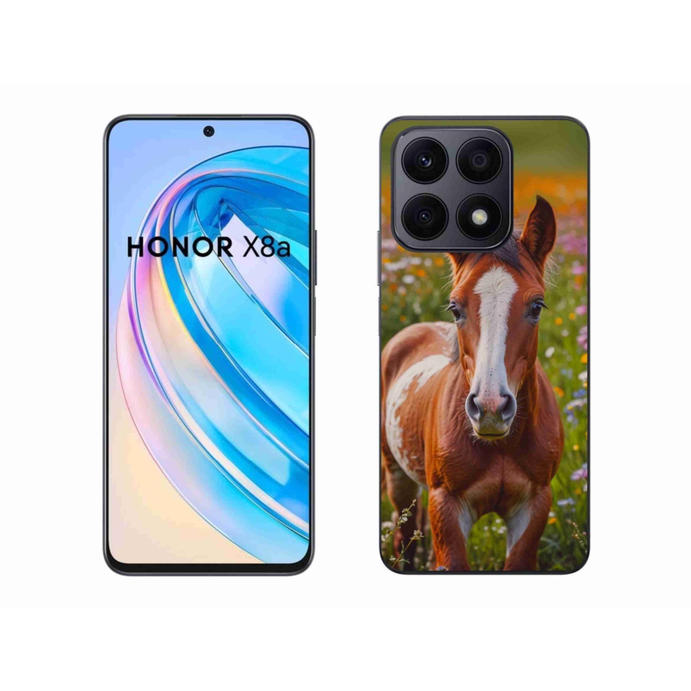 Gelový kryt mmCase na Honor X8a - roztomilé hříbě