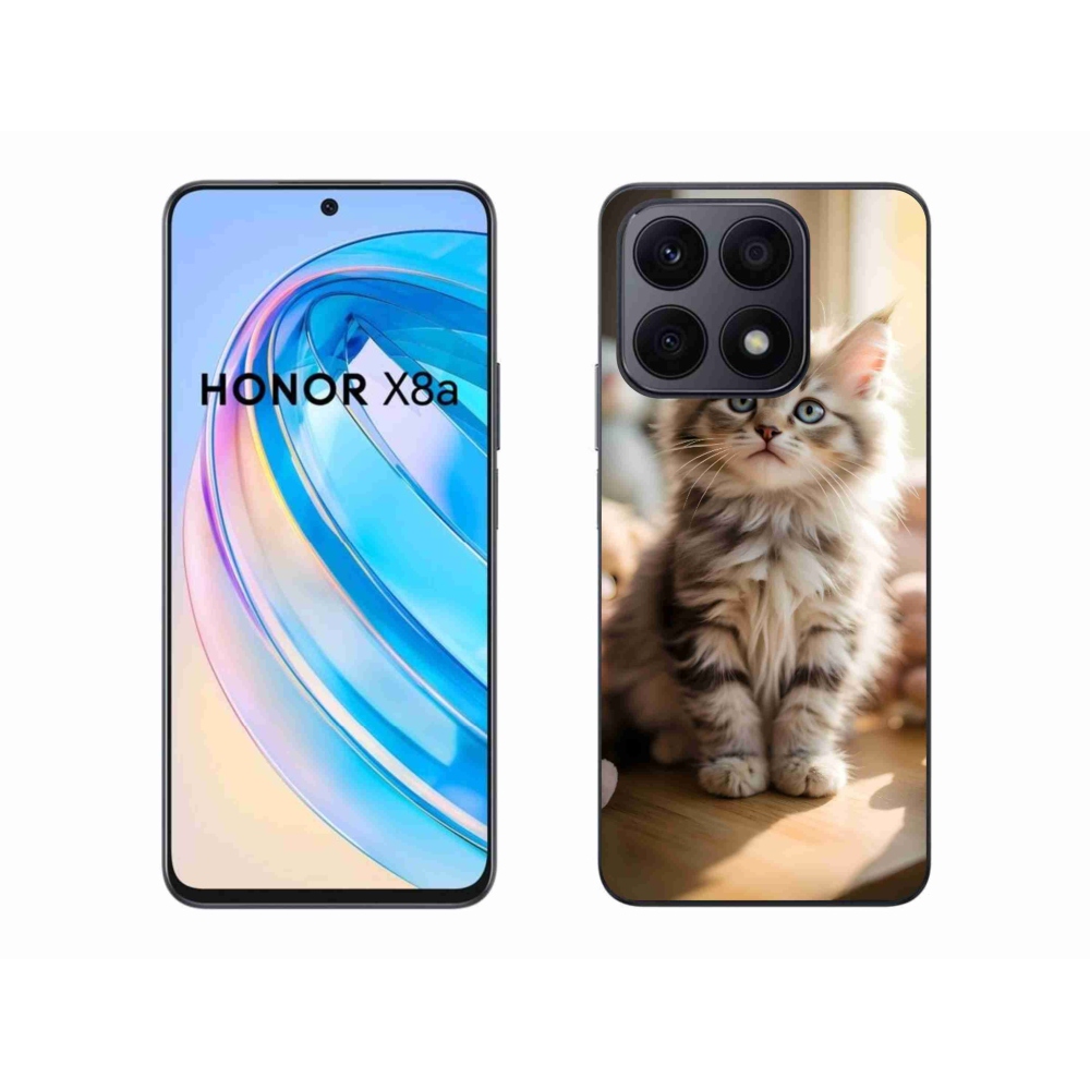 Gelový kryt mmCase na Honor X8a - roztomilé kotě 10
