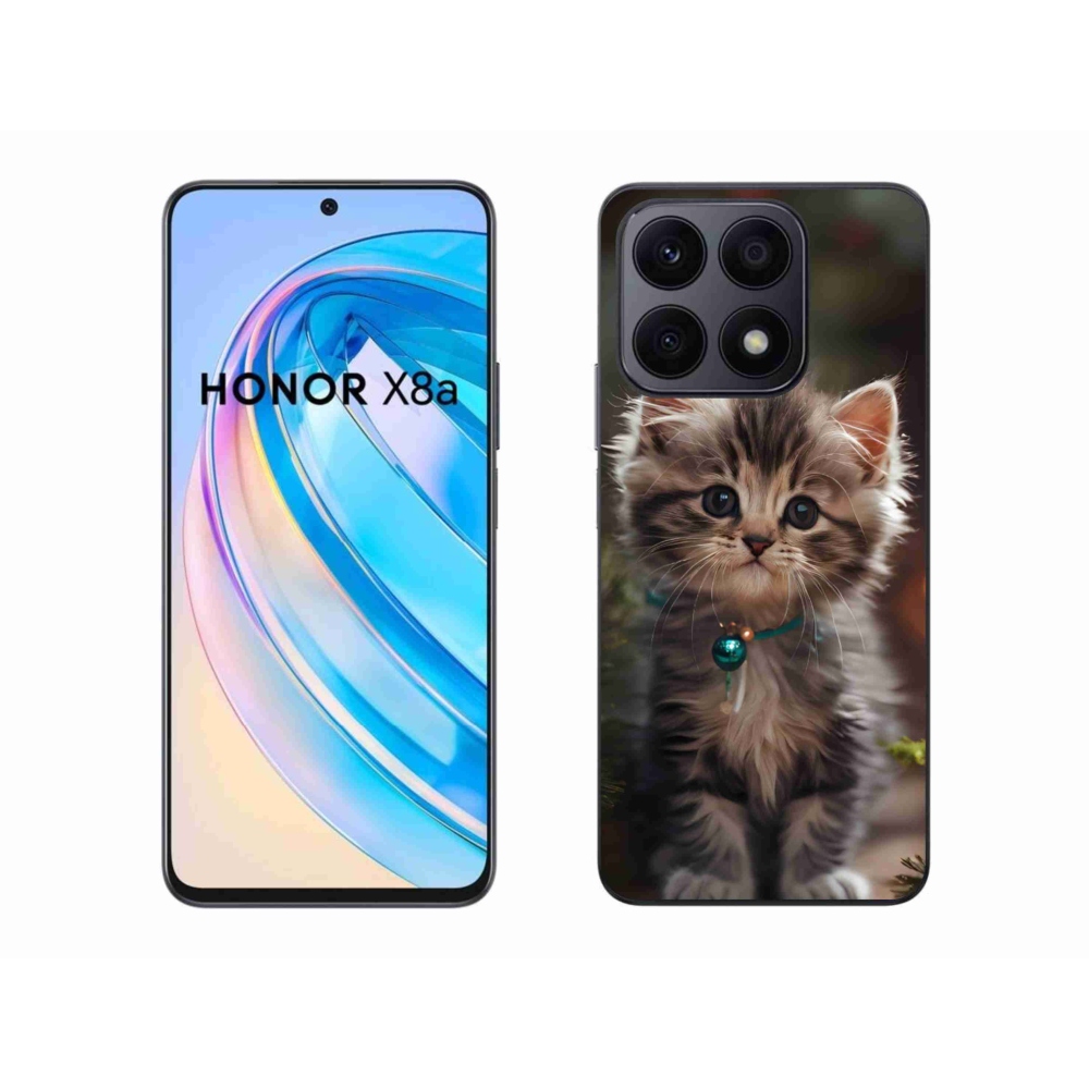 Gelový kryt mmCase na Honor X8a - roztomilé kotě 11
