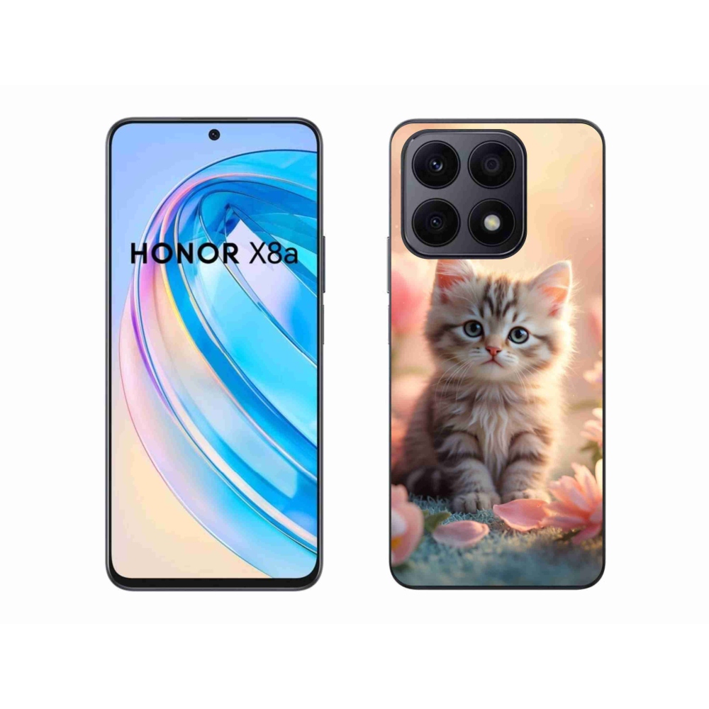 Gelový kryt mmCase na Honor X8a - roztomilé kotě 8