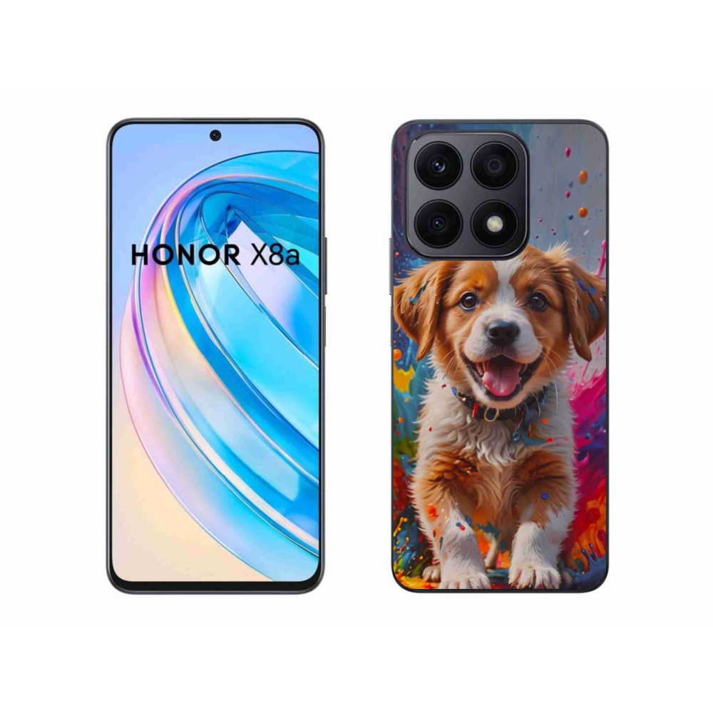Gelový kryt mmCase na Honor X8a - roztomilé štěně 3