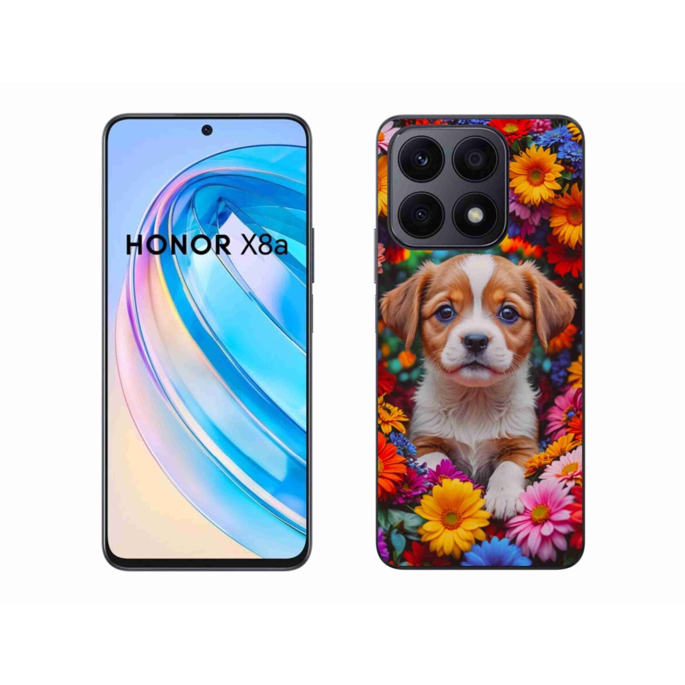 Gelový kryt mmCase na Honor X8a - roztomilé štěně
