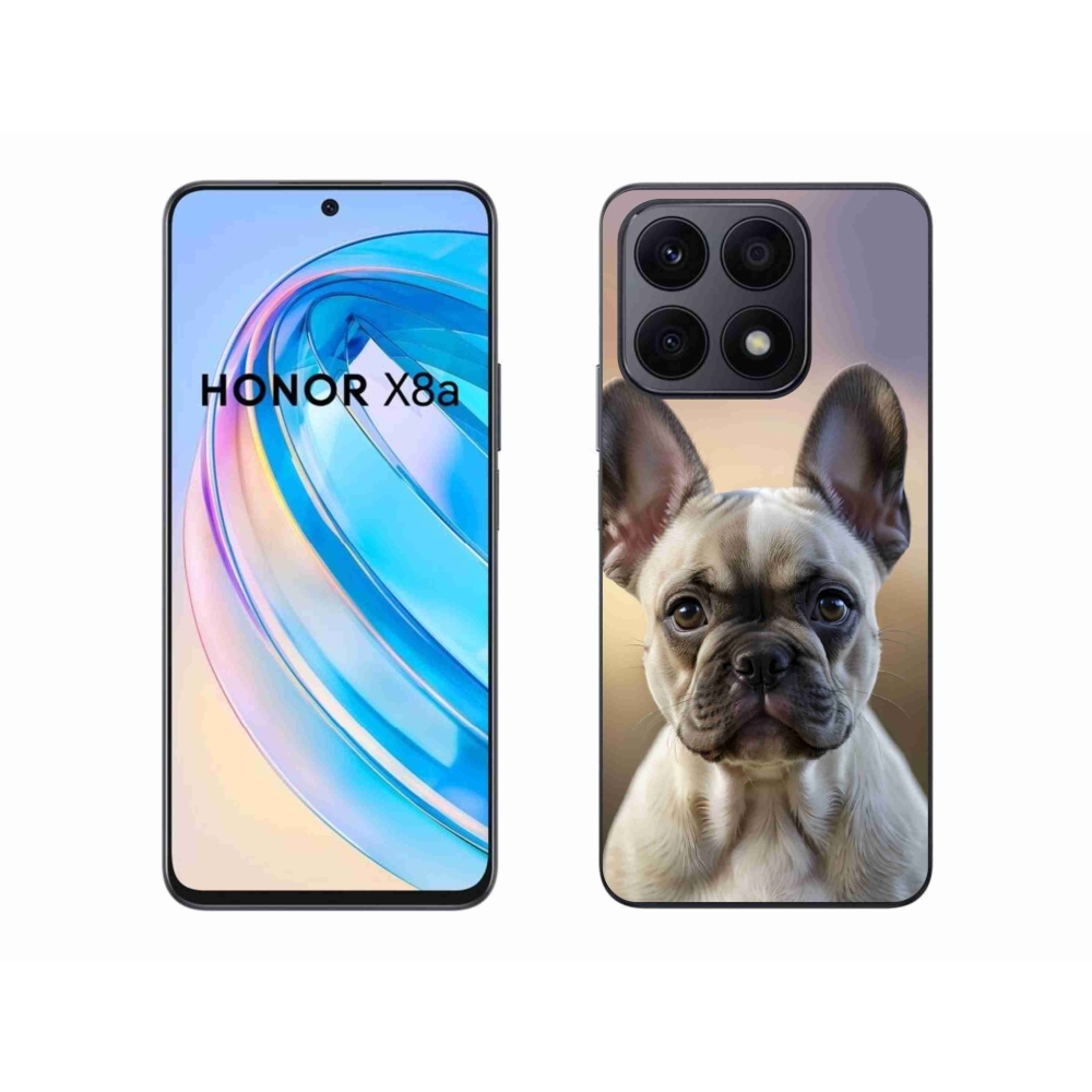 Gelový kryt mmCase na Honor X8a - roztomilý francouzský buldoček