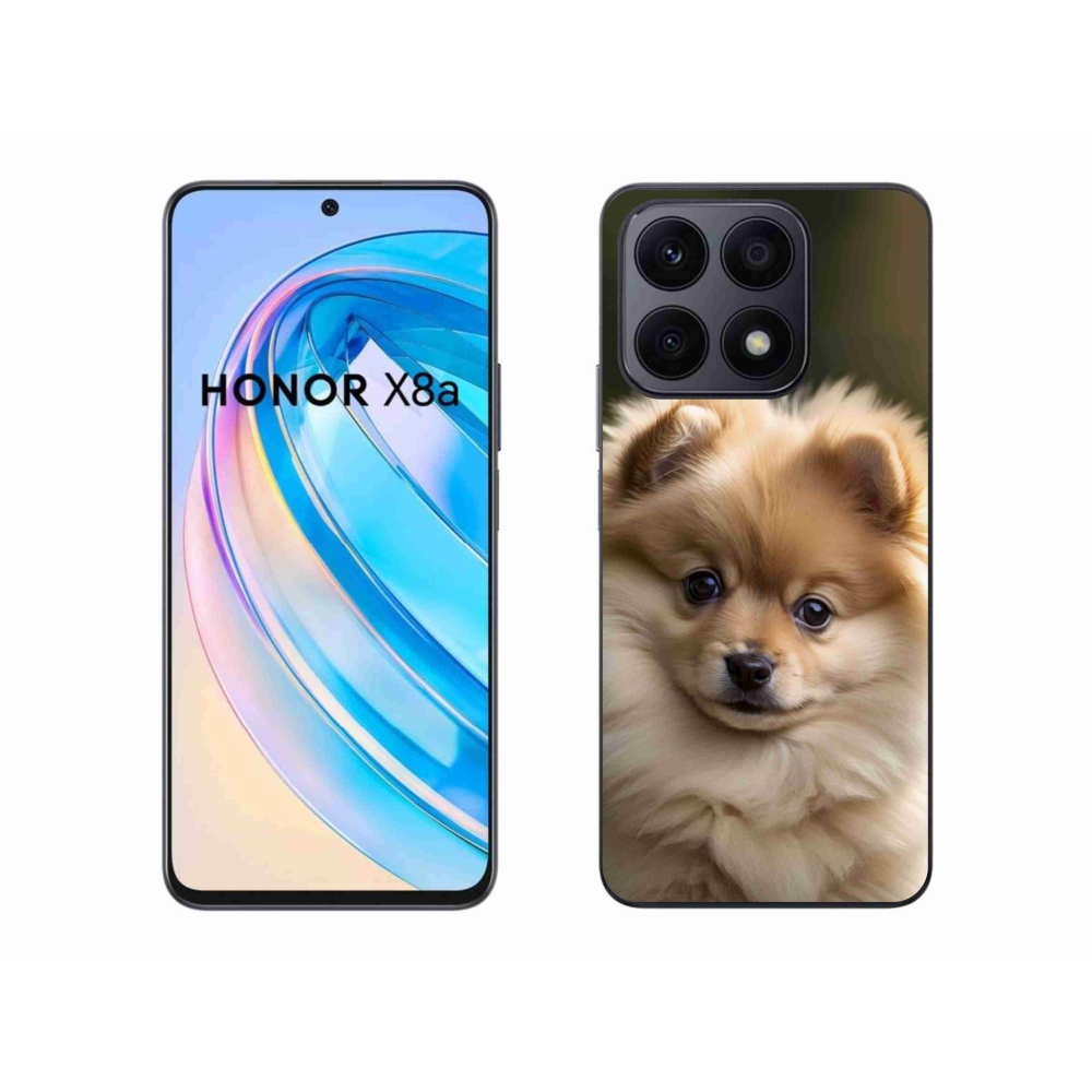 Gelový kryt mmCase na Honor X8a - roztomilý pomeranian 2
