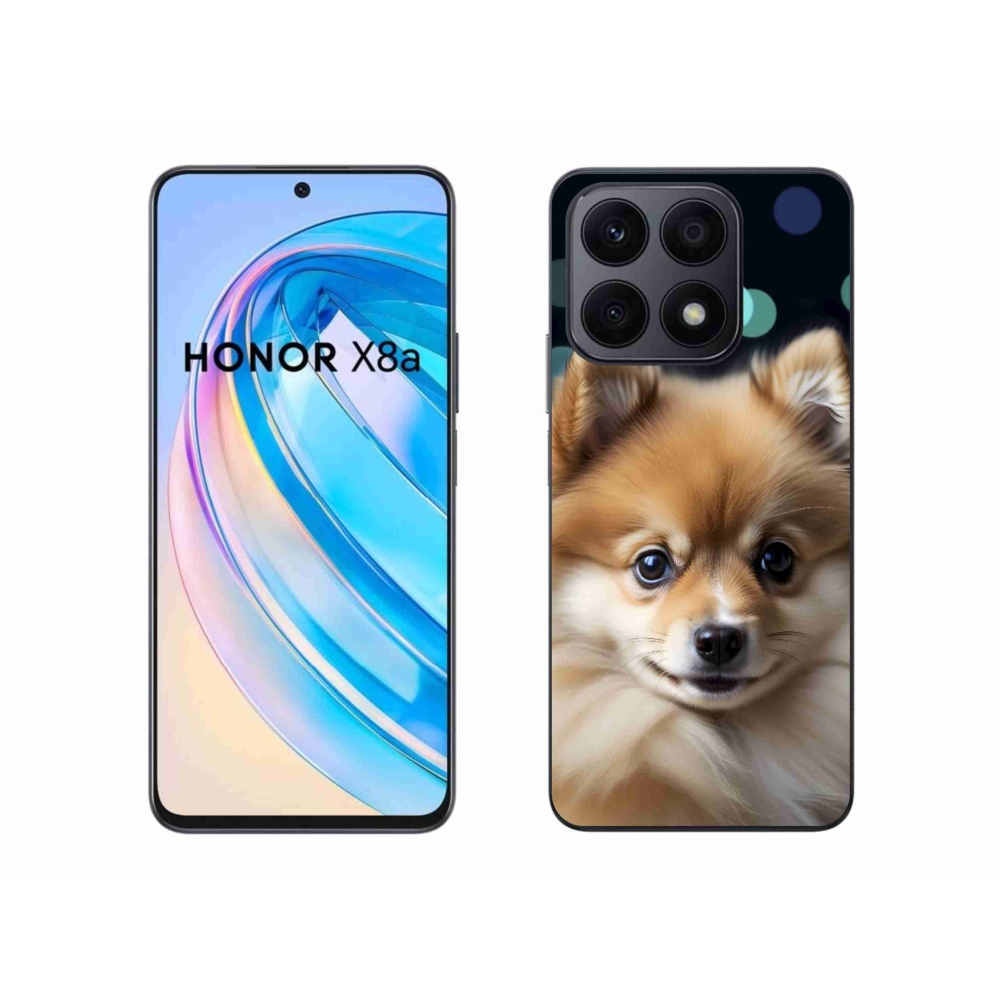Gelový kryt mmCase na Honor X8a - roztomilý pomeranian