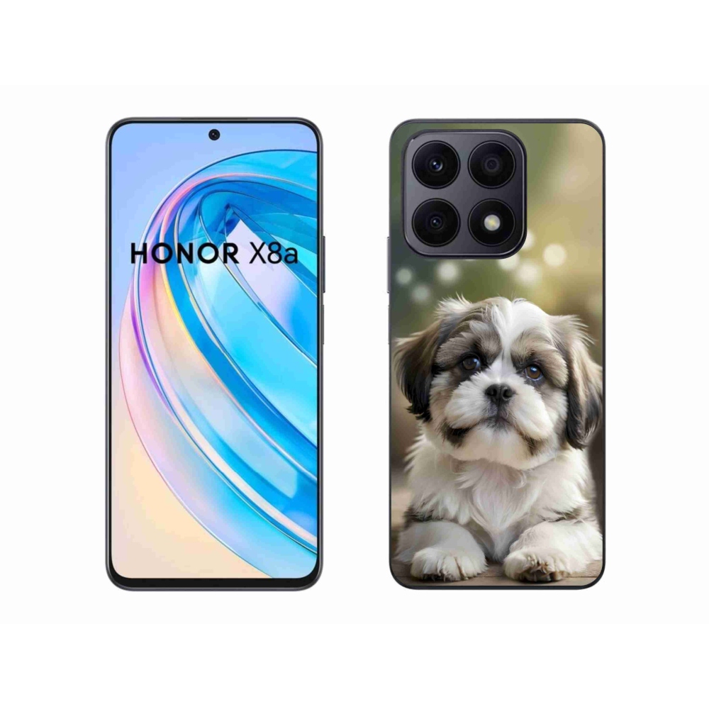 Gelový kryt mmCase na Honor X8a - roztomilý shih-tzu