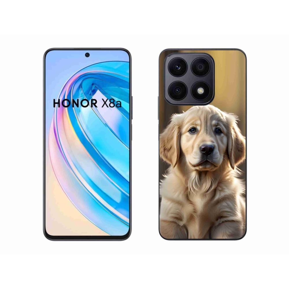 Gelový kryt mmCase na Honor X8a - roztomilý zlatý retrívr