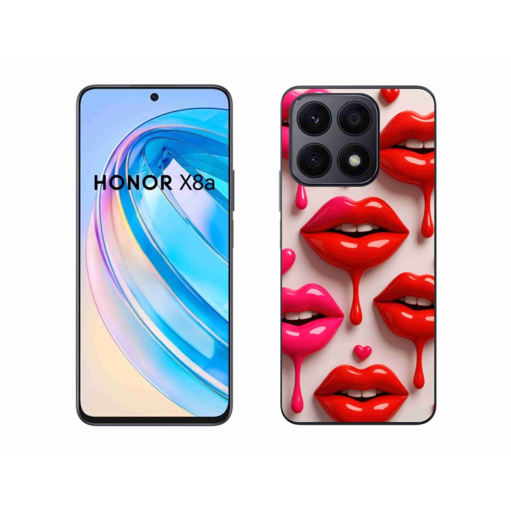 Gelový kryt mmCase na Honor X8a - rty 2