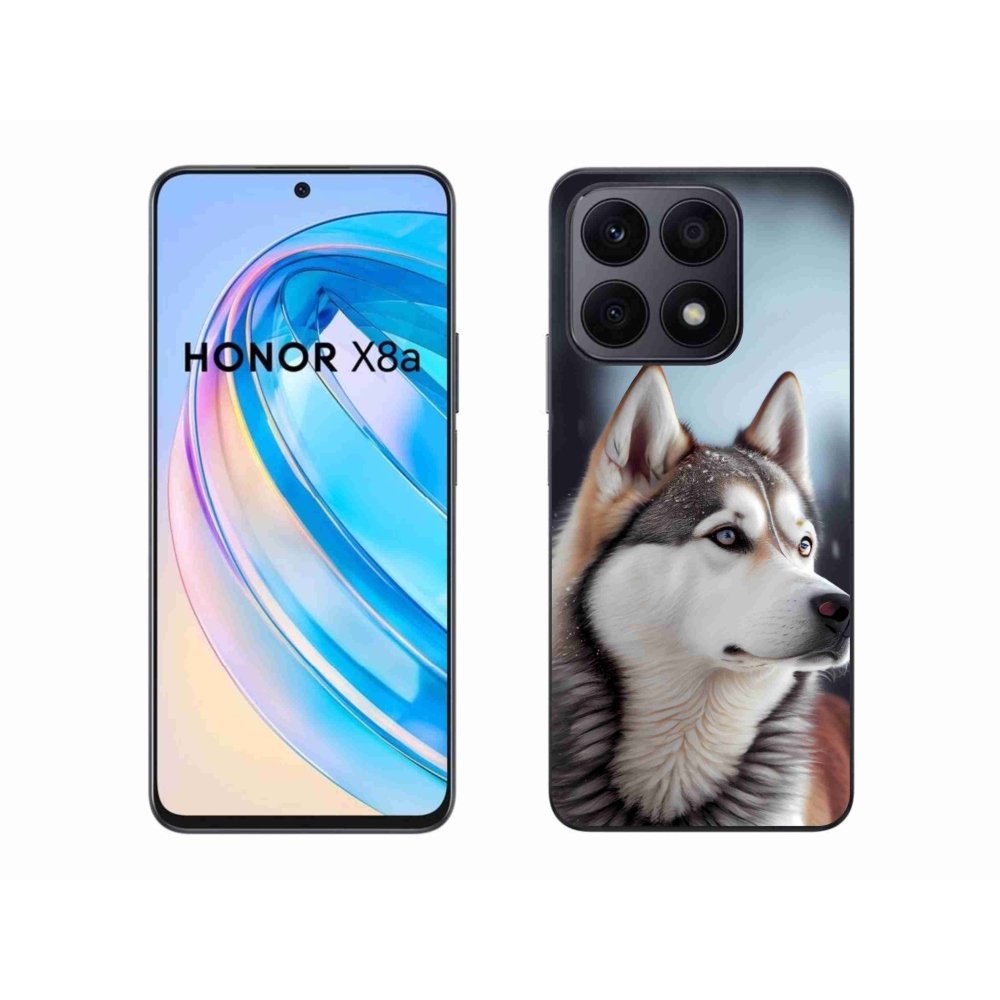 Gelový kryt mmCase na Honor X8a - sibiřský husky