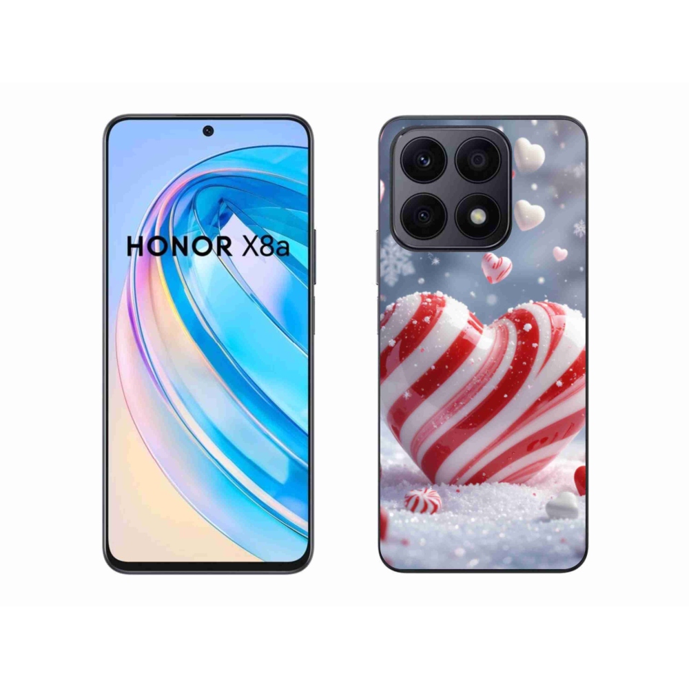 Gelový kryt mmCase na Honor X8a - sladké srdce