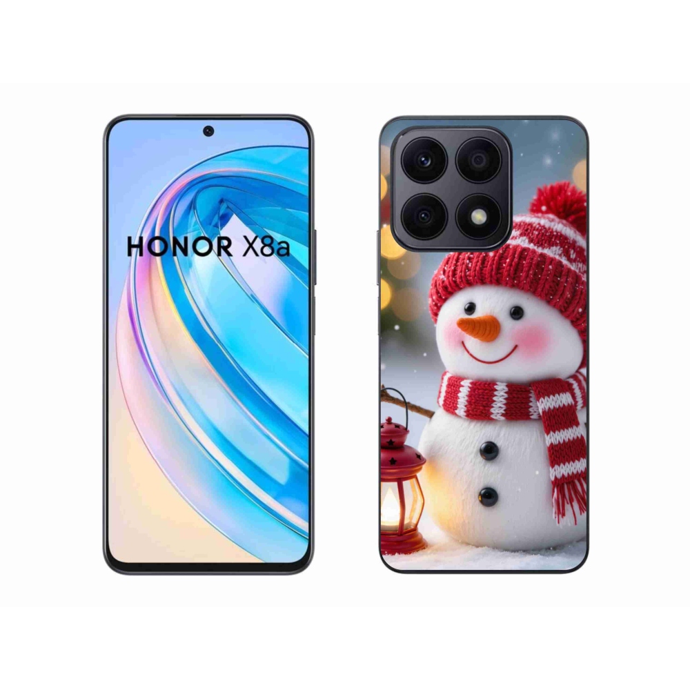 Gelový kryt mmCase na Honor X8a - sněhulák 2
