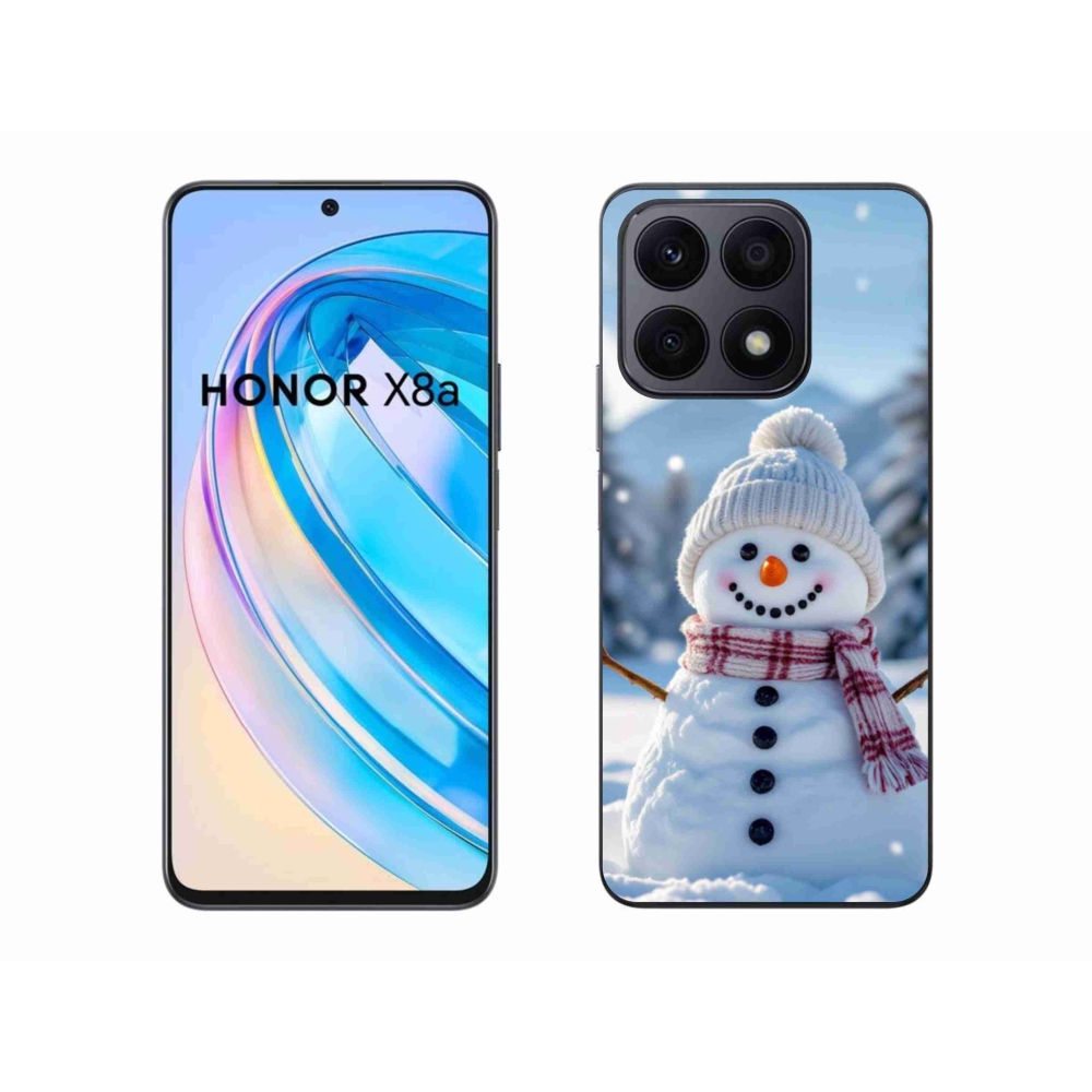 Gelový kryt mmCase na Honor X8a - sněhulák 3