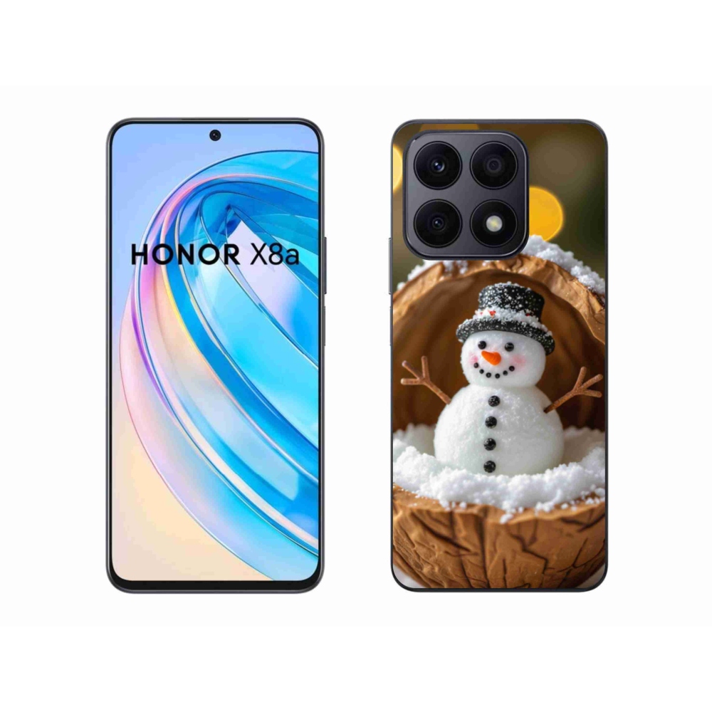 Gelový kryt mmCase na Honor X8a - sněhulák 4
