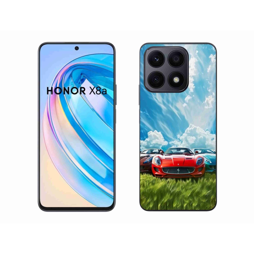 Gelový kryt mmCase na Honor X8a - sportovní vozy