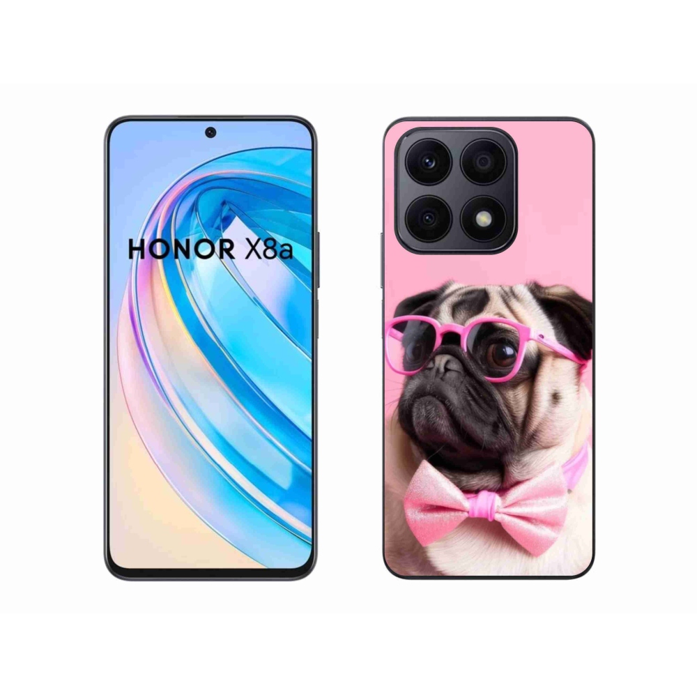 Gelový kryt mmCase na Honor X8a - stylový mops