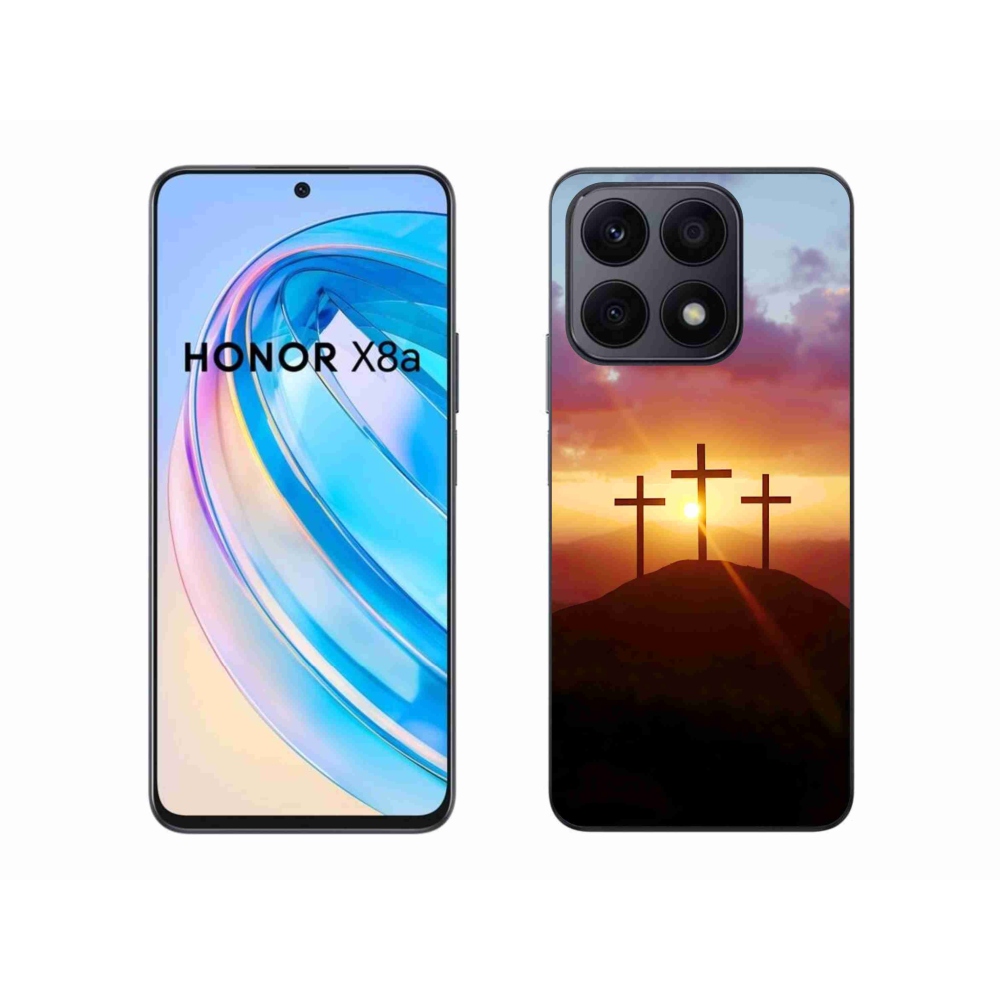 Gelový kryt mmCase na Honor X8a - tři kříže