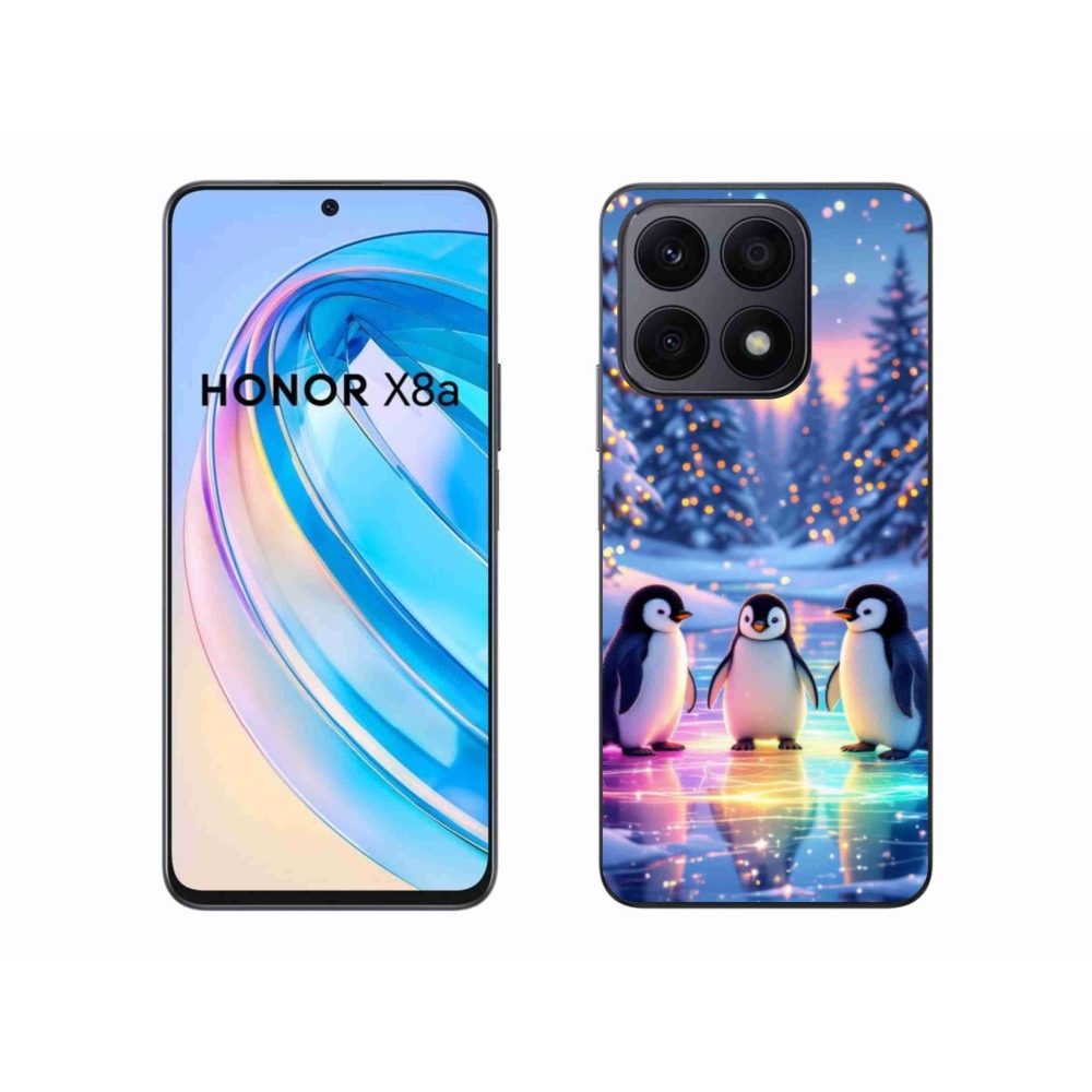 Gelový kryt mmCase na Honor X8a - tučnáci