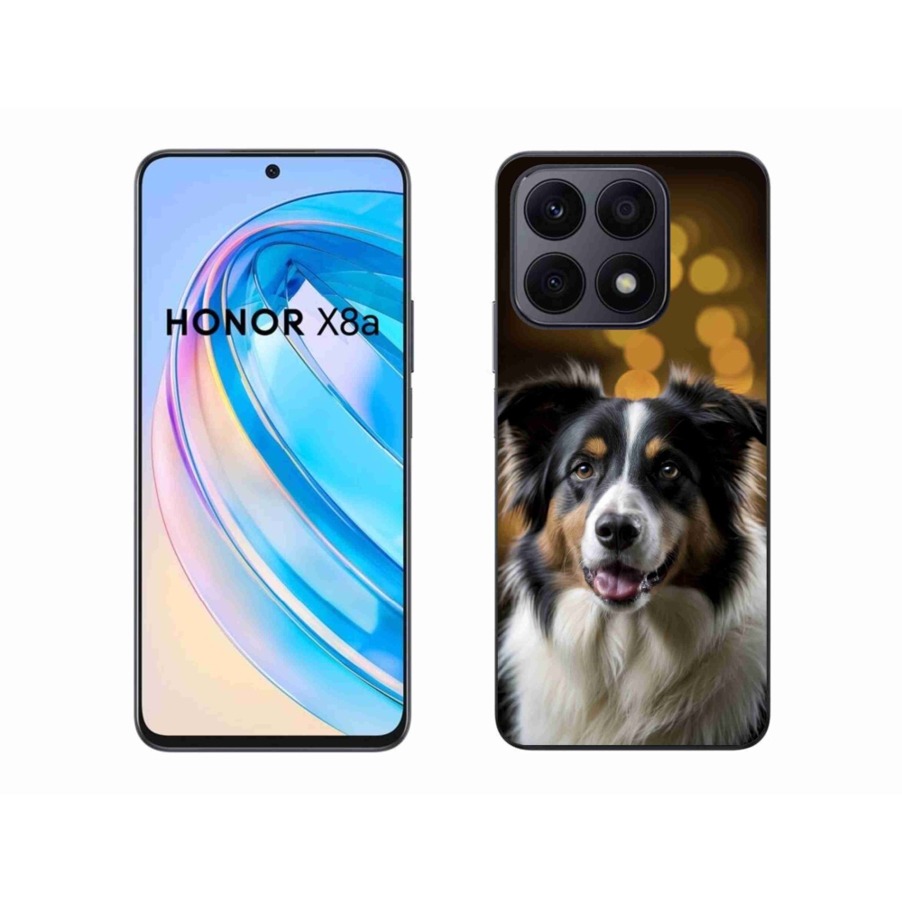 Gelový kryt mmCase na Honor X8a - usměvavý australský ovčák