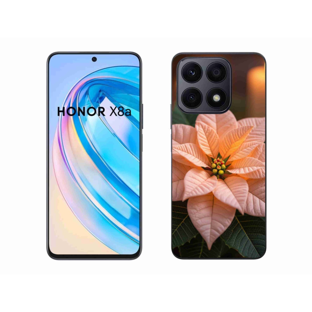 Gelový kryt mmCase na Honor X8a - vánoční hvězda