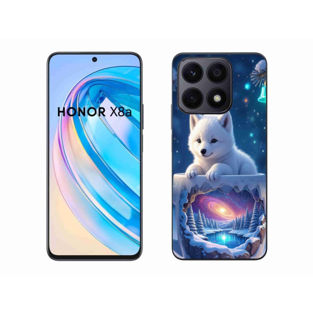 Gelový kryt mmCase na Honor X8a - vánoční štěně