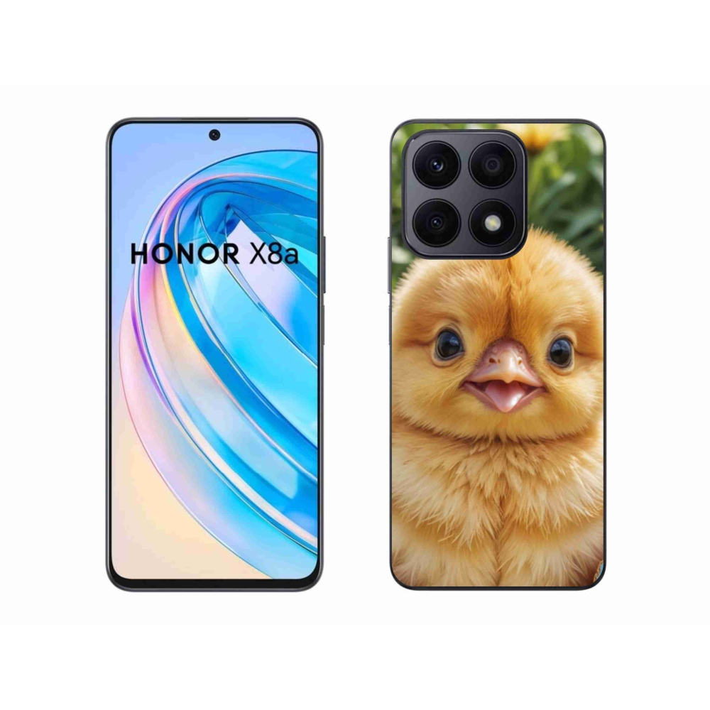 Gelový kryt mmCase na Honor X8a - veselé kuřátko