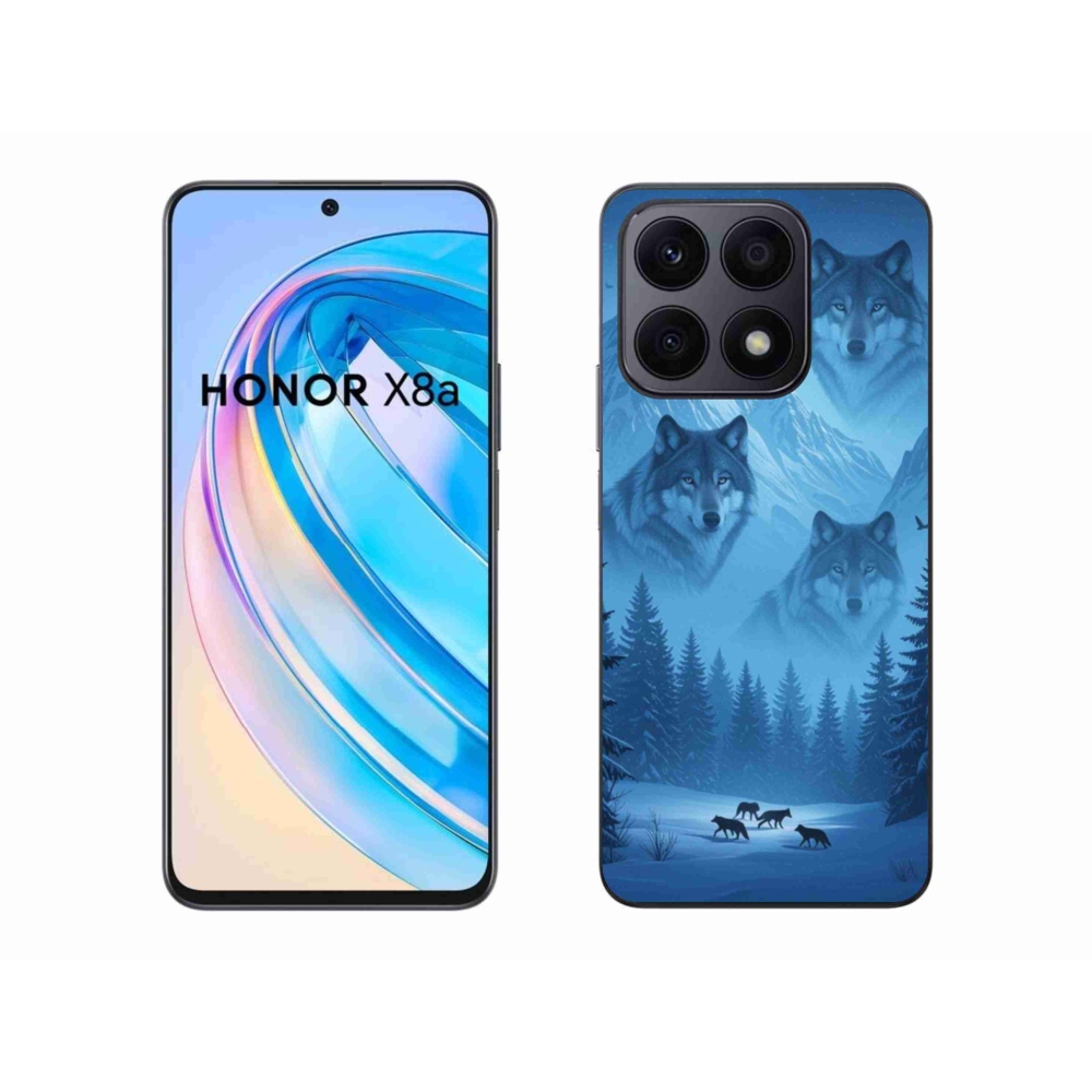 Gelový kryt mmCase na Honor X8a - vlčí smečka