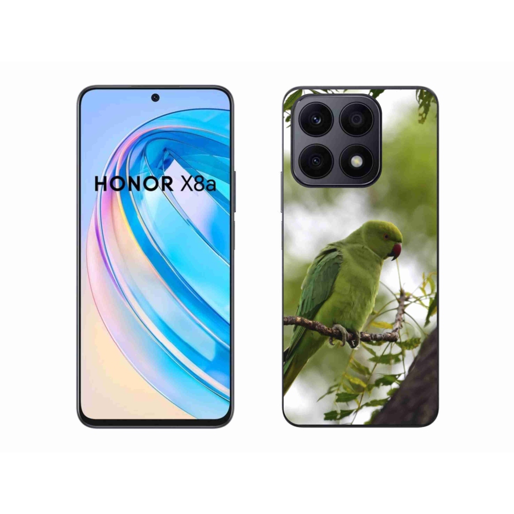 Gelový kryt mmCase na Honor X8a - zelený papoušek