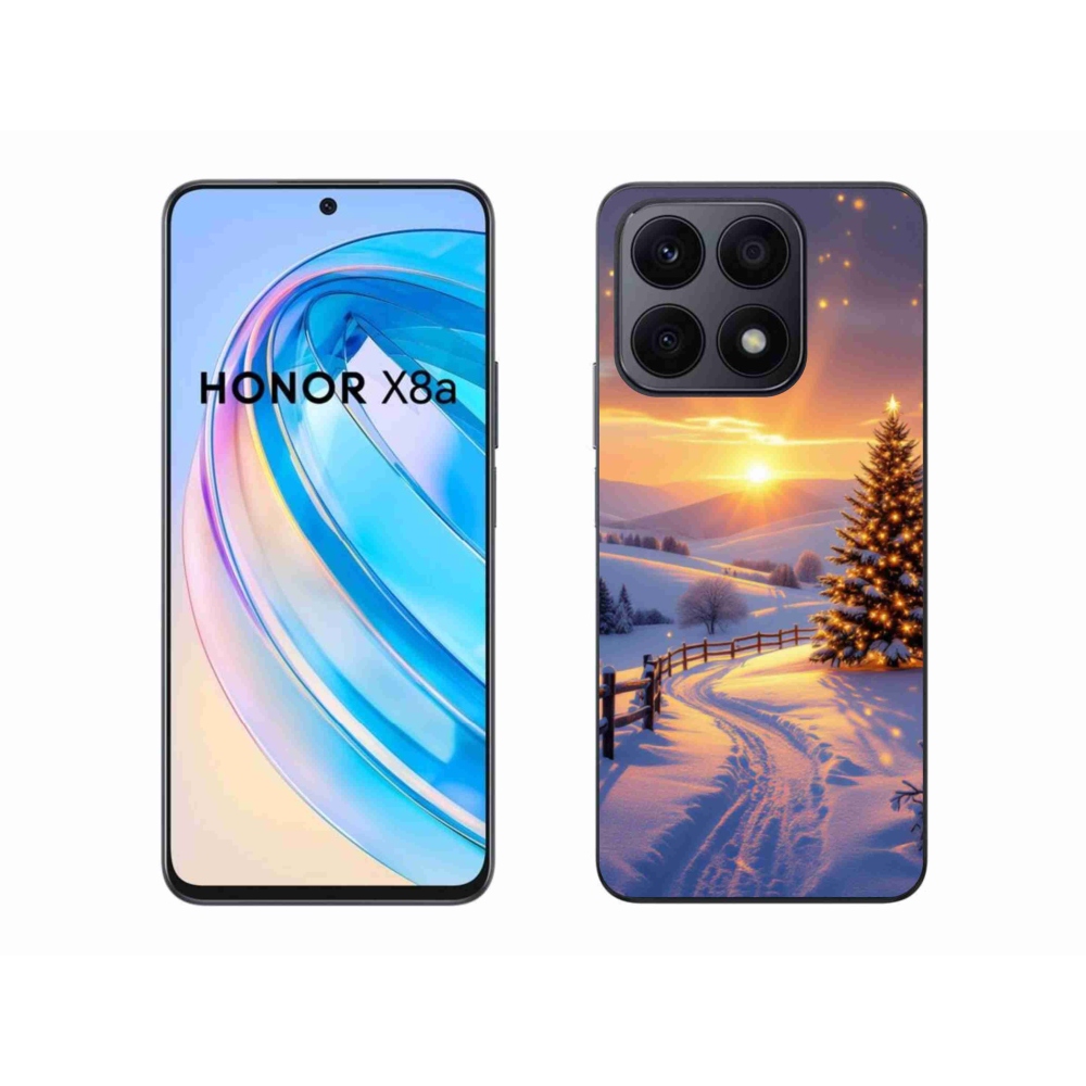 Gelový kryt mmCase na Honor X8a - zimní krajina