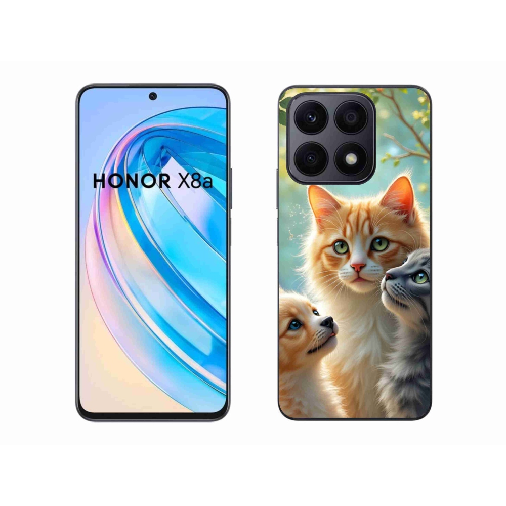 Gelový kryt mmCase na Honor X8a - zvířecí přátelství 2