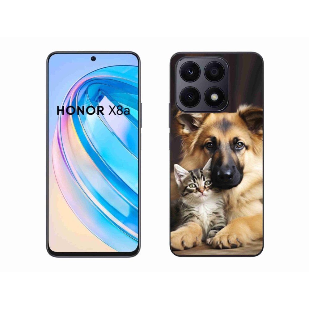 Gelový kryt mmCase na Honor X8a - zvířecí přátelství