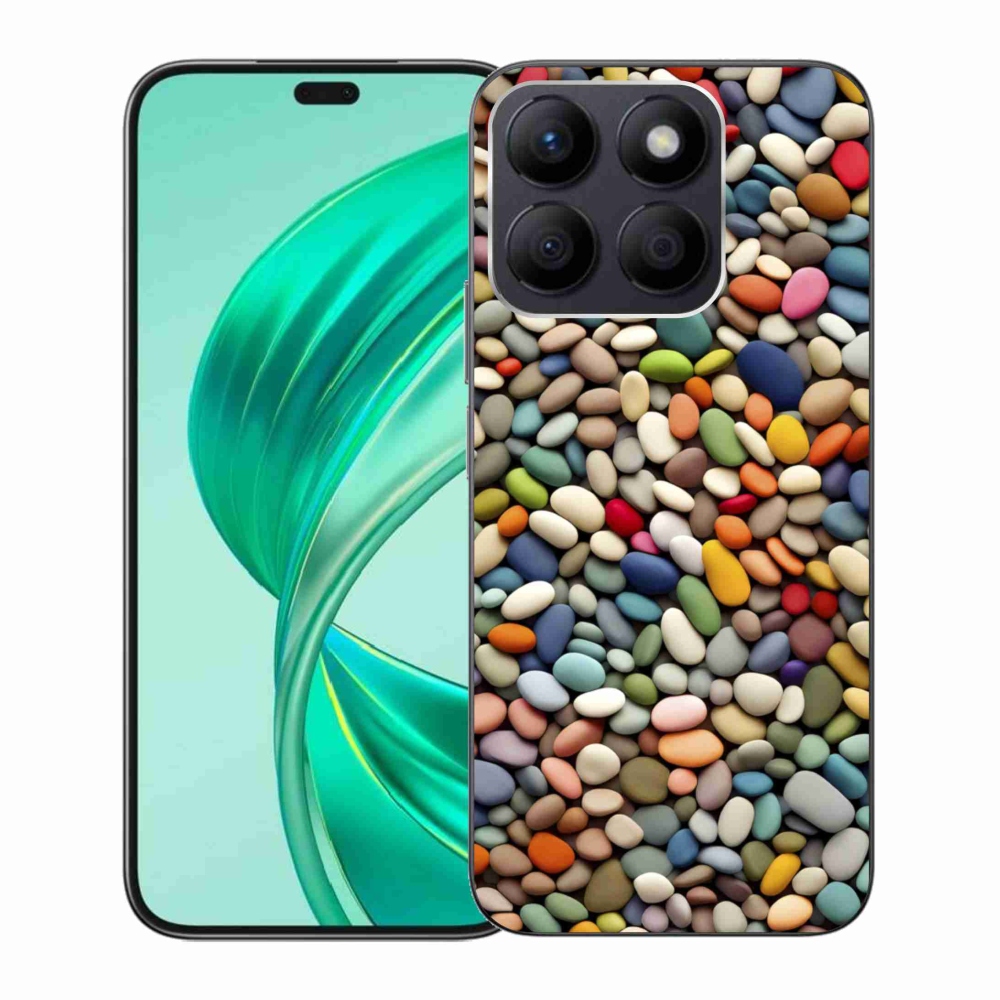 Gelový kryt mmCase na Honor X8b - barevné kamínky 2