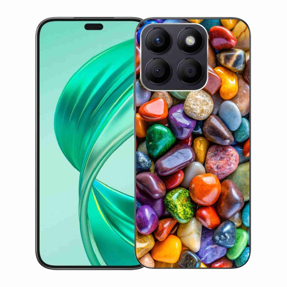 Gelový kryt mmCase na Honor X8b - barevné kamínky