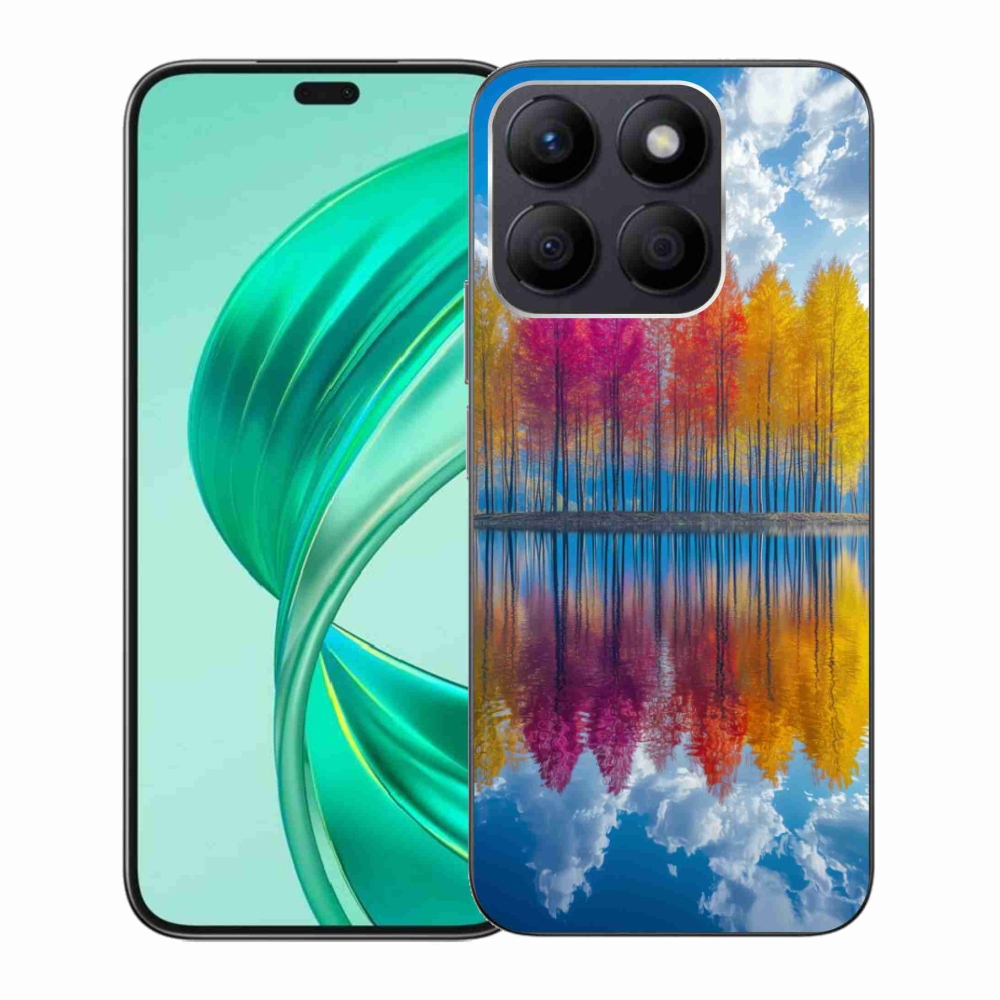 Gelový kryt mmCase na Honor X8b - barevné stromy