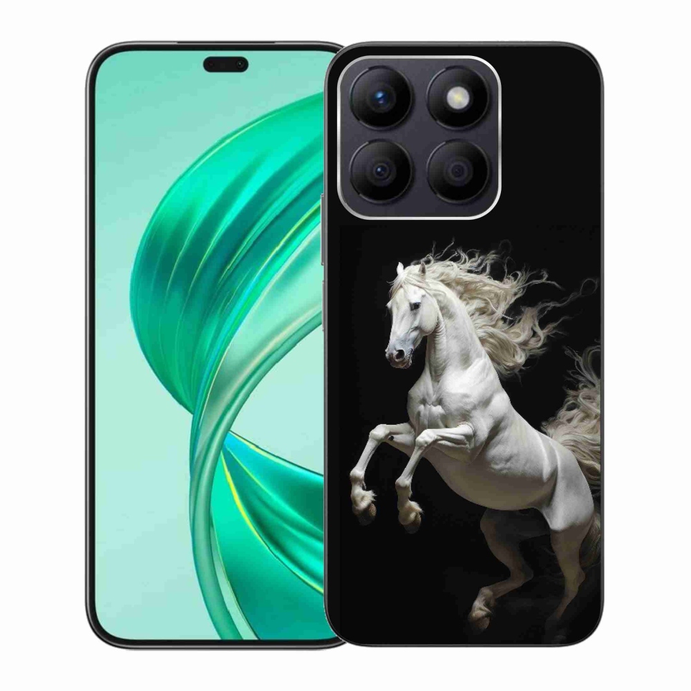 Gelový kryt mmCase na Honor X8b - bílý kůň 4