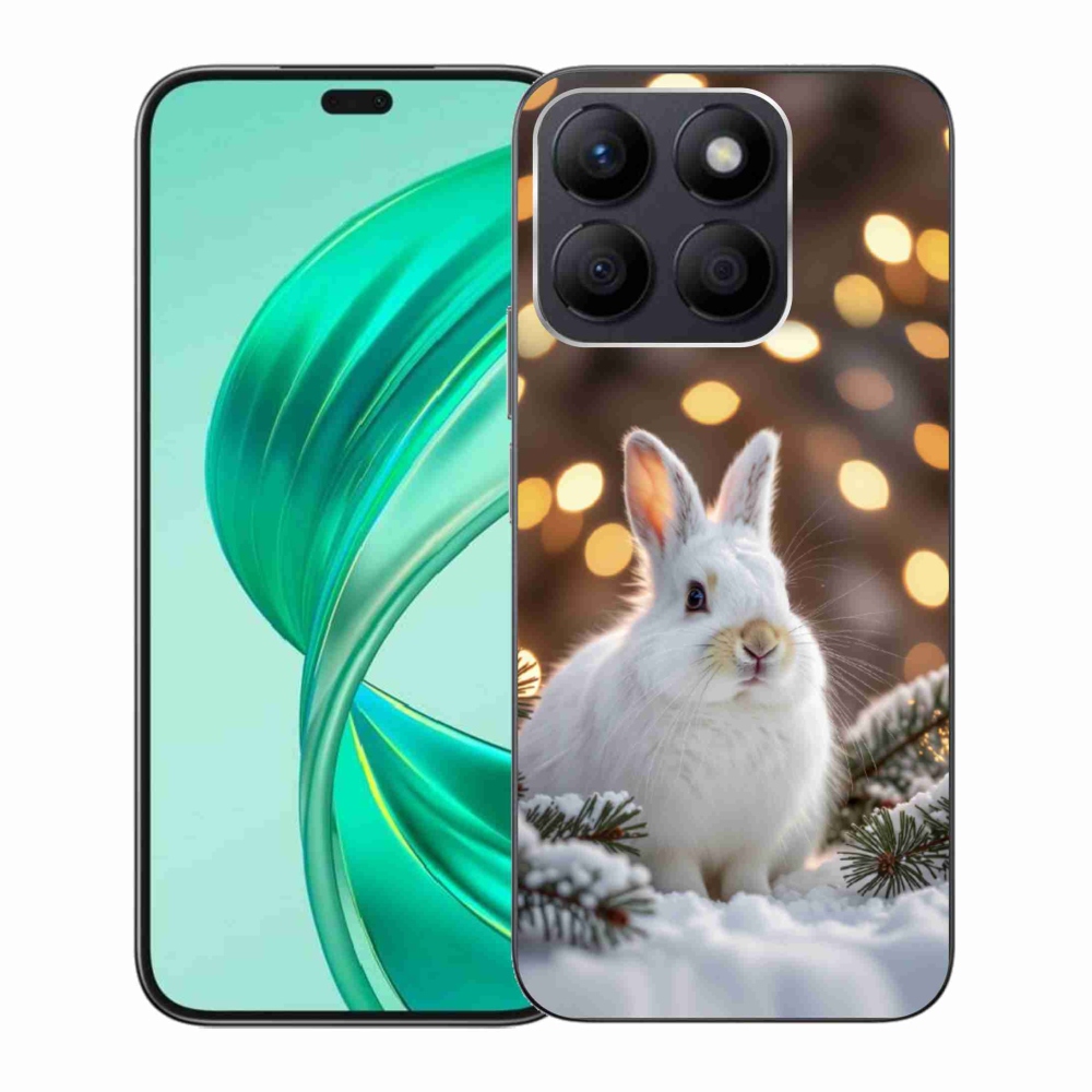 Gelový kryt mmCase na Honor X8b - bílý zajíc