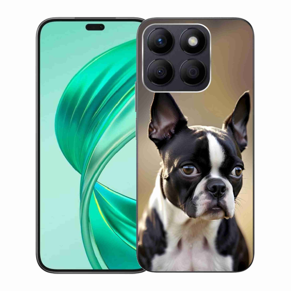 Gelový kryt mmCase na Honor X8b - bostonský teriér