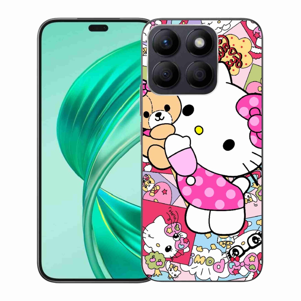 Gelový kryt mmCase na Honor X8b - cute kitty
