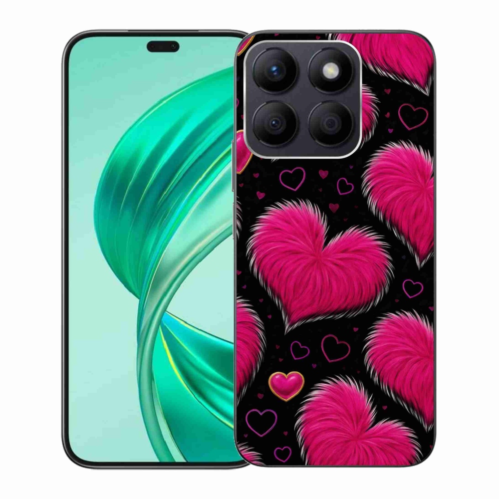 Gelový kryt mmCase na Honor X8b - hebká srdce
