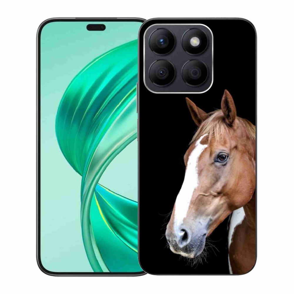 Gelový kryt mmCase na Honor X8b - hnědý kůň 3