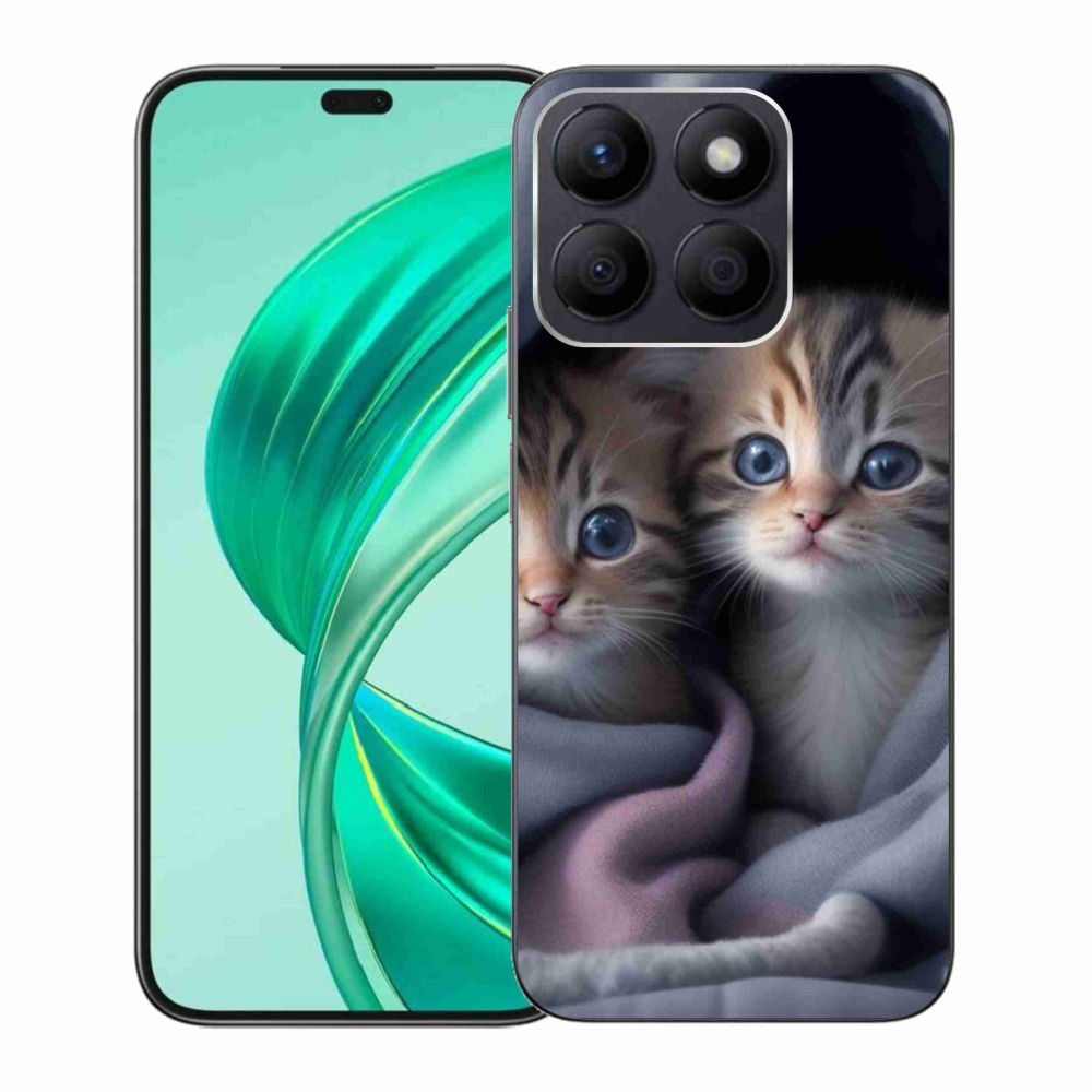 Gelový kryt mmCase na Honor X8b - kočičí duo 2