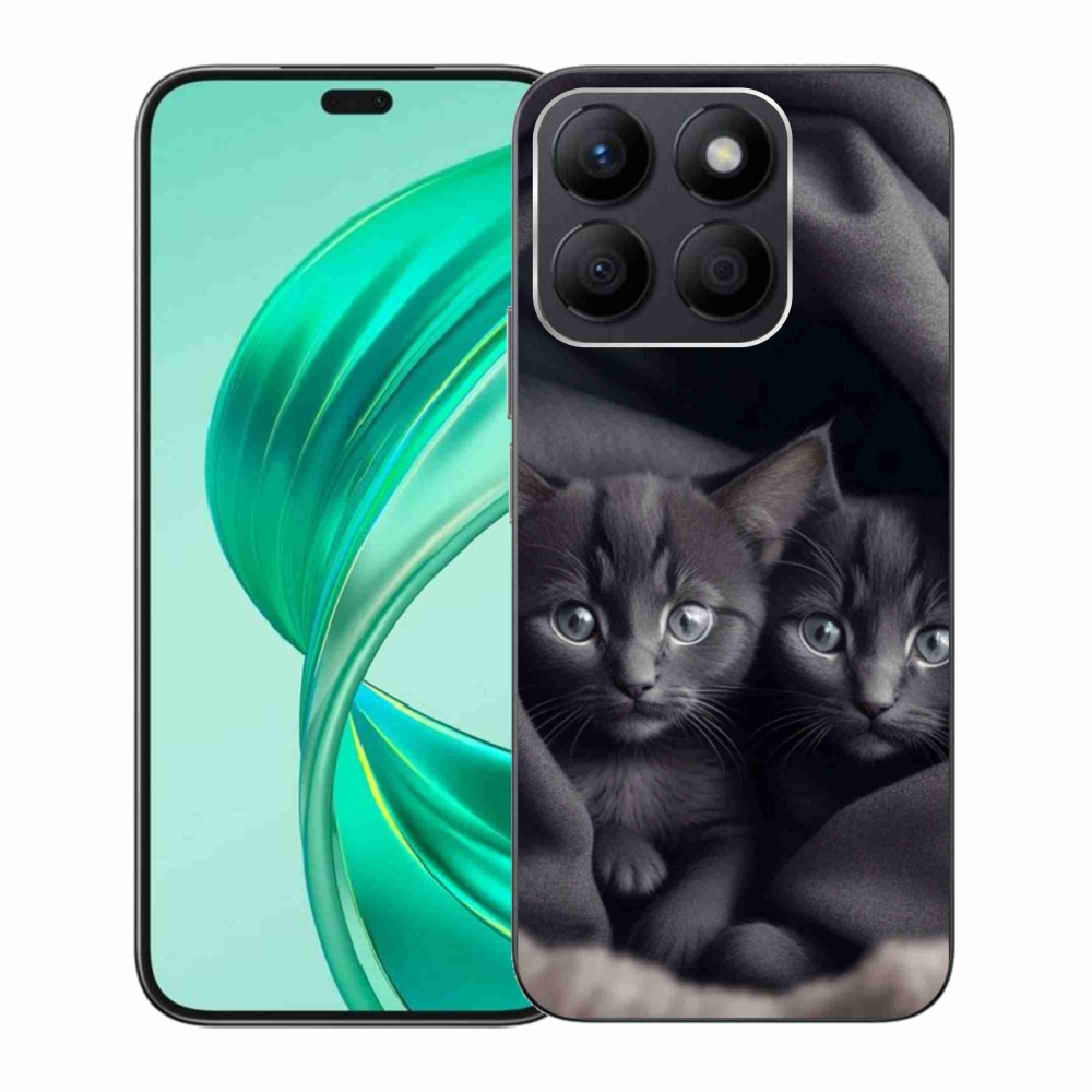 Gelový kryt mmCase na Honor X8b - kočičí duo
