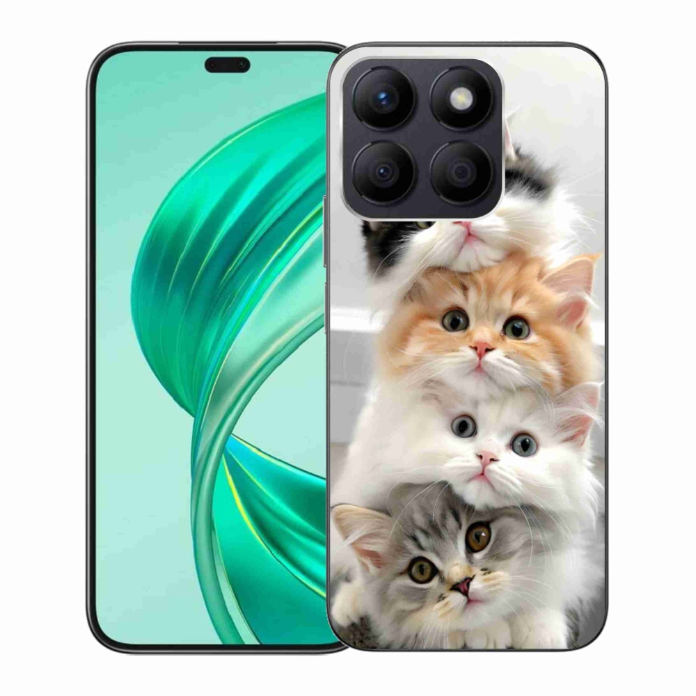 Gelový kryt mmCase na Honor X8b - kočičí parta
