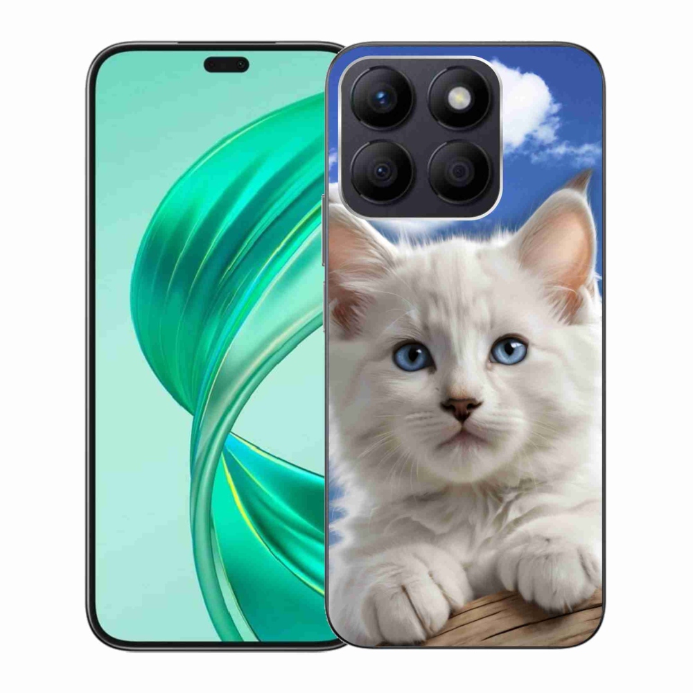 Gelový kryt mmCase na Honor X8b - kotě a oblaka
